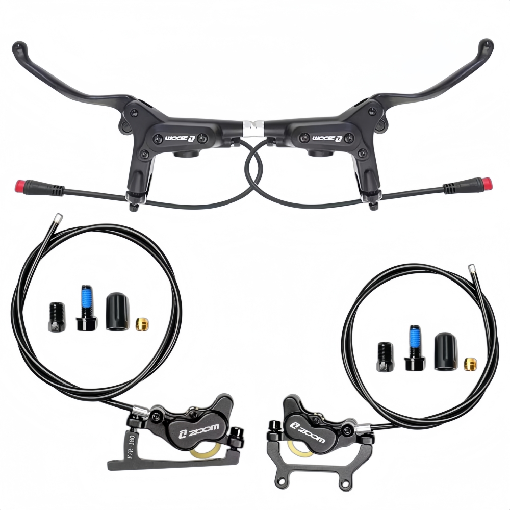 Zoom Hydraulic Brake 4 Piston E-Scooter - ZOOM HB-890E 4-zuiger hydraulische schijfremset voor