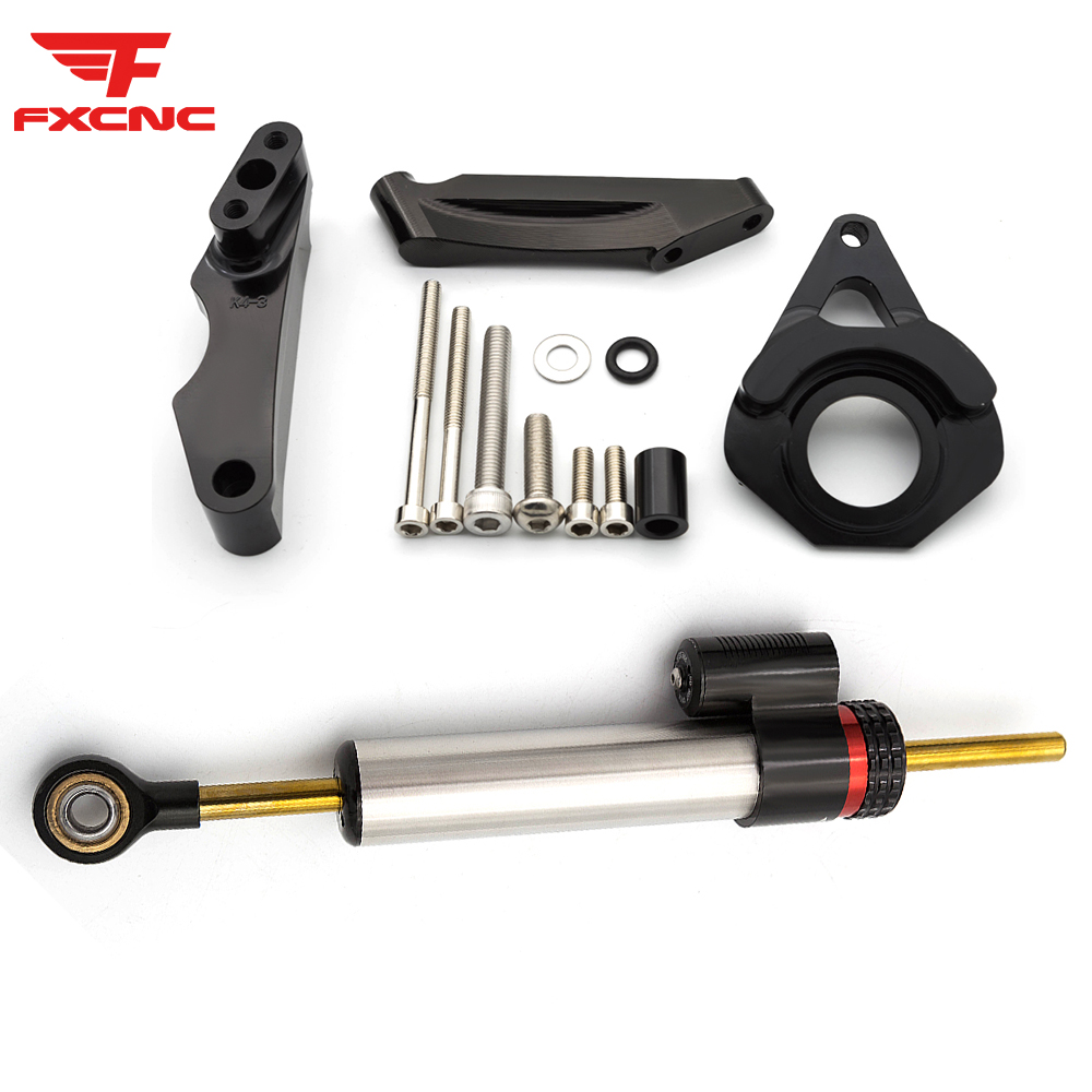 Voor Suzuki GSXR600 750 K4 200 - Steering Damper Stabilizer Kit Cnc recensie en prijs