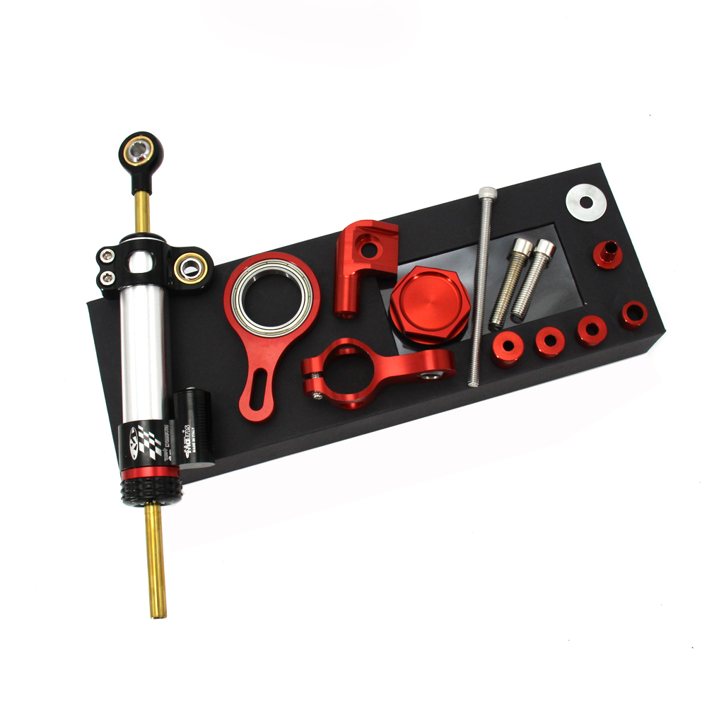 CNC Aluminium Verstelbare Moto - Steering Damper Stabilizer Kit Cnc recensie en prijs