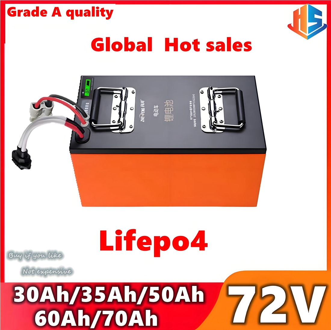 Scooter EV 72V 50Ah 60AH 35AH  - 72V 30Ah Lifepo4 Battery Pack recensie en prijs