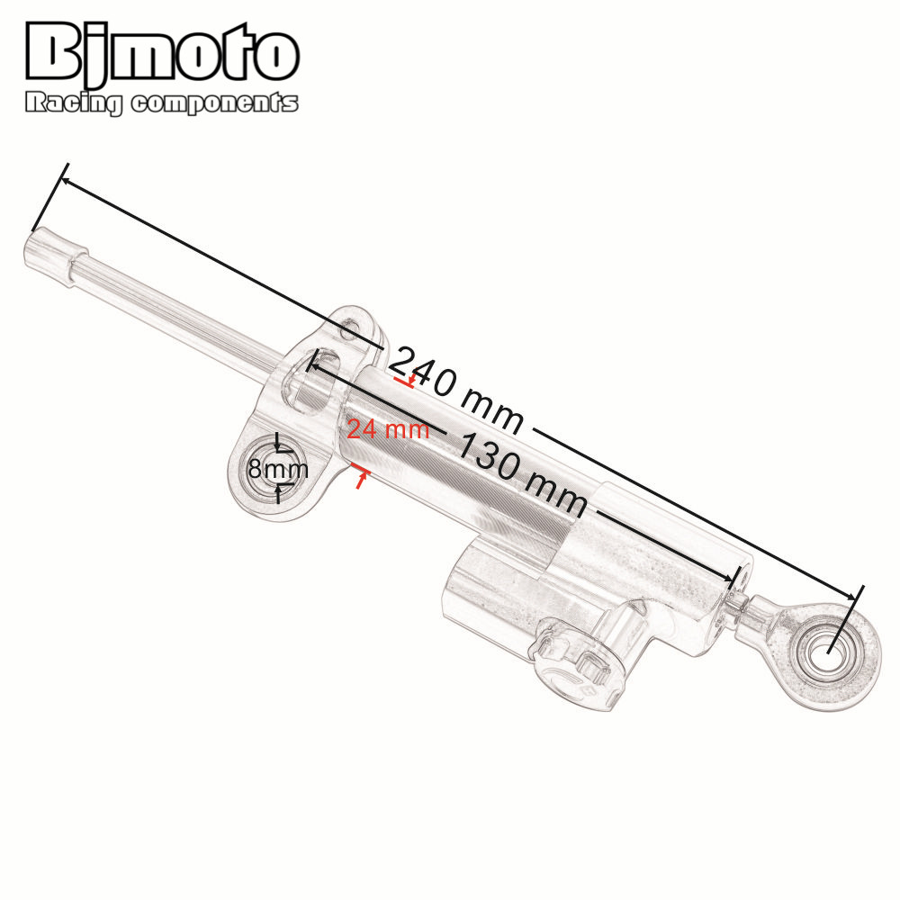 BJMOTO Motorfiets Stuurdemper  - Steering Damper Stabilizer Kit Cnc recensie en prijs