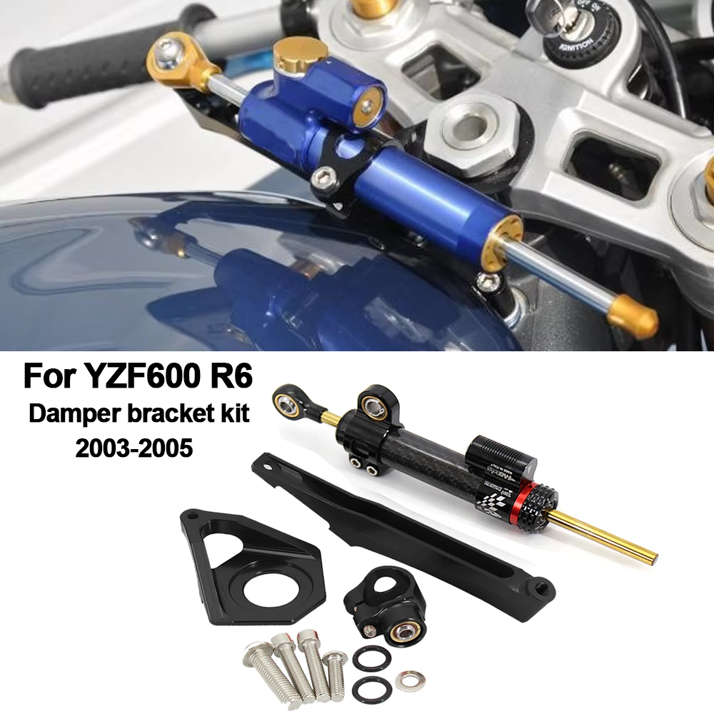 Voor YAMAHA YZF600 R6 2003-200 - Steering Damper Stabilizer Kit Cnc recensie en prijs